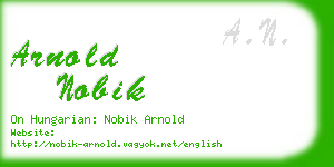 arnold nobik business card